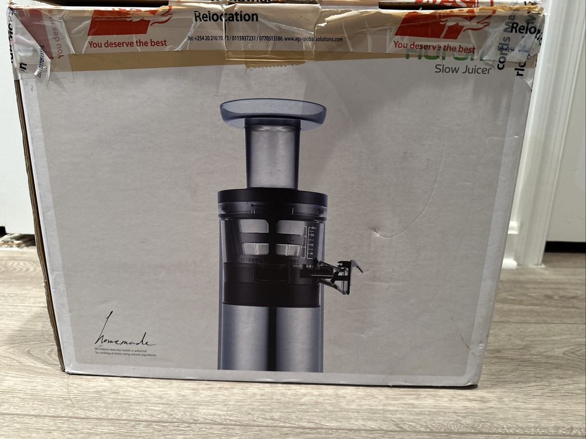 Slow Juicer HUROM HZ Hurom スロージューサー Juicer, Silver Kitchen 