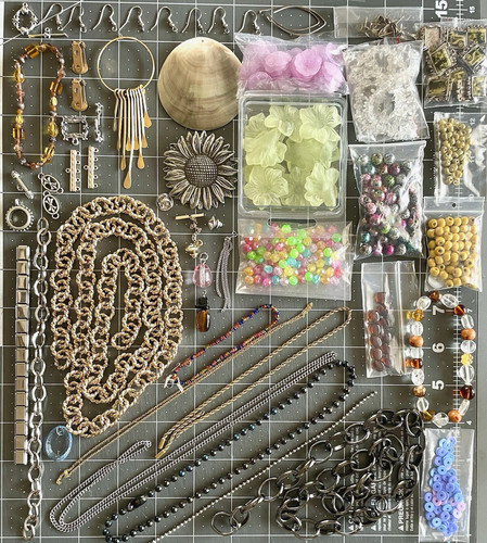 Huge LOT Quality JEWELRY MAKING Findings & Beads for JEWELRY MAKING CRAFTS LOT E