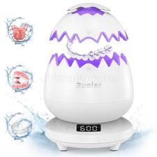 Ultrasonic Cleaner Machine UV For Retainer Denture Mouth Guard 45kHz Egg-shaped