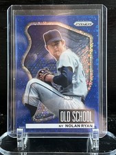 NOLAN RYAN SP 2022 Panini Prizm Blue Donut Circles Old School /199 #Os-1 HOF