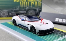 ZD FW 1:64 White Vulcan Racing Sports Model Diecast Metal Car BN