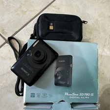Canon PowerShot SD780 IS 12.1 MP Compact Camera Black 3x Zoom Image Stabilizati…