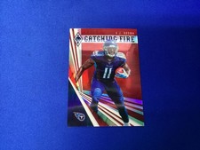 AJ Brown 2019 Phoenix Catching Fire Red RC /299  Tennessee Titans #4 Ole Miss