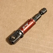 PERFORMANCE TOOL PT SCREW DRIVER BIT TO 3/8" SOCKET DRIVE ADAPTER,  2.5" LONG