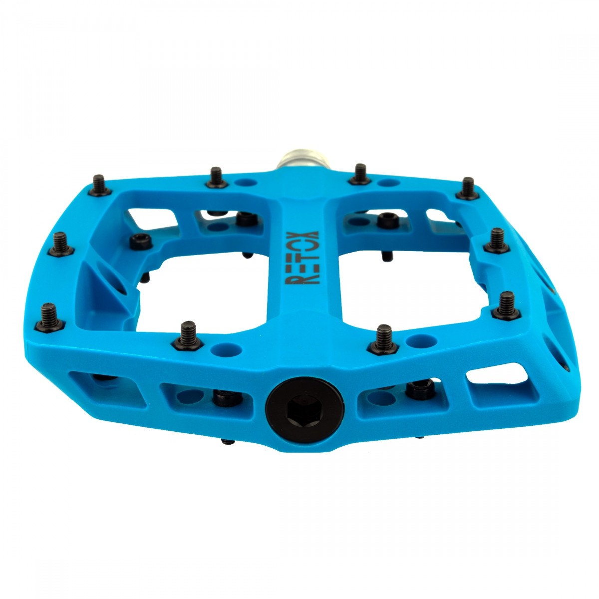 Origin8 Retox Platform Pedals - Concave Composite Body, CNC Chromoly Spindle,