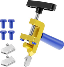 Glass Cutter Hand Tool, 2-In-1 Glass  Tile Cutter with Breaking Pliers, Manual