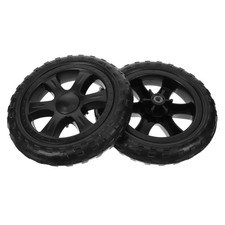 Replacement Grocery Shopping Cart Wheels 6.69x6.69x1.37 In Folding 2 PCS