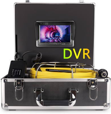 7 Inches Monitor 100Ft/30M with Distance Mark Plumbing Snake Pipe Inspection Vid