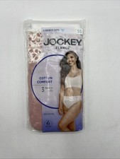 Jockey French Cut Comfort Underwear Women's Size 5 Small 100 Cotton 3 Pack New