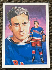 Neil Colville #5 New York Rangers 1987 Hockey Hall of Fame Cartophilium Card