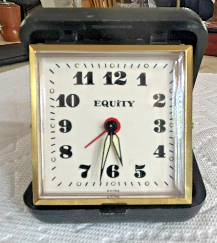 Equity by La Crosse 4 in. Round Loud Bell Keywind Analog Alarm Clock 12020 - The Home Depot