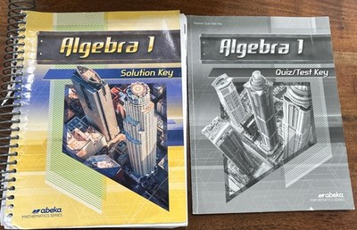 Abeka Algebra 1 Bundle