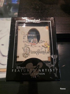 Disney Pins Disneyland Resort Featured Artist Jumbo Story Book Pin LE