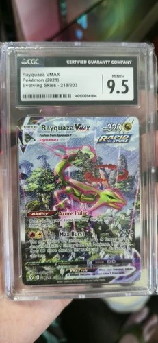 Rayquaza VMAX 218/203 Evolving Skies Holo CGC 9.5 Alternate Art