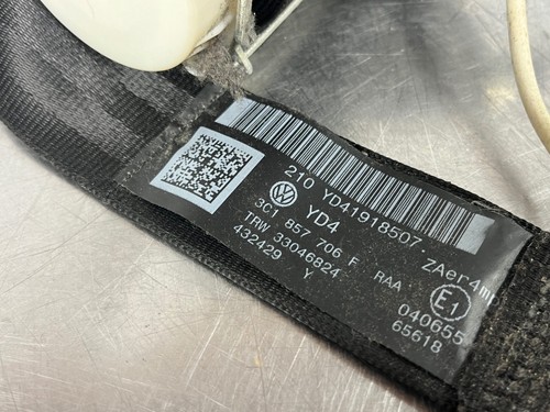 2007 VOLKSWAGEN PASSAT B6 3C2 SEAT BELT (RIGHT FRONT) 3C1 857 706 F - Bild 12 von 12