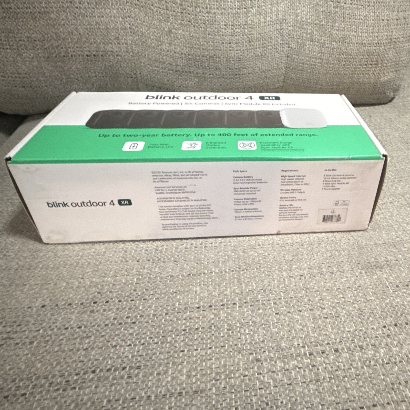 Blink Outdoor 4 XR Wireless Battery 6-Camera System w/ Sync Module XR ...