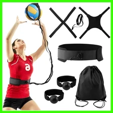 Volleyball Training Equipment Aid Solo Volleyball Trainer Kit, Include bag