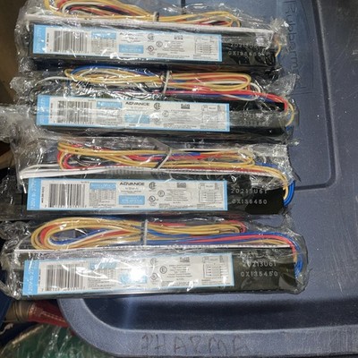 (4) PHILIPS Advance ICN-4P32-N 120/277V T8 FLUORESCENT BALLAST