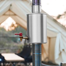 Stufa a legna da campeggio bollitore camino acciaio inox 304 camino scalda legna serbatoio acqua