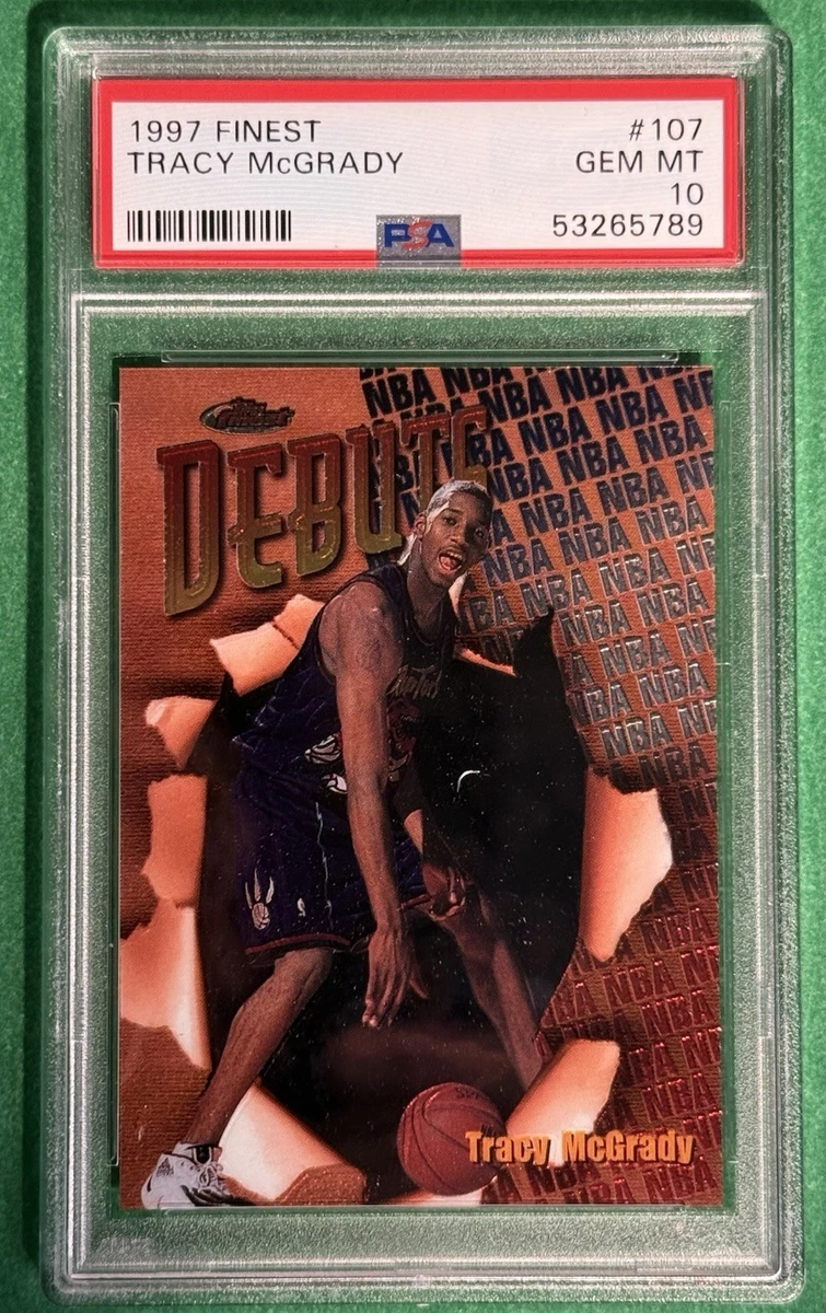 Tracy McGrady Professional Sports Authenticator (PSA) Basketball