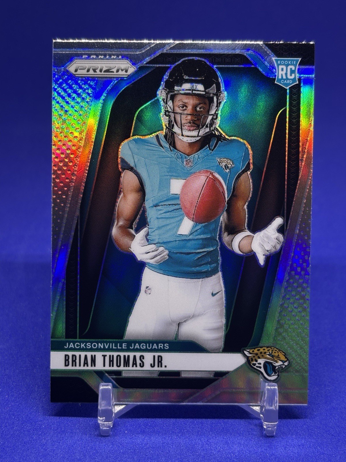 2024 Panini Prizm SP Variation Silver Prizm #8 Brian Thomas Jr Rookie RC