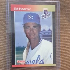 Donruss 1989 Ed Hearn Base Set #297 Kansas City Royals Baseball Card