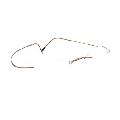 Silhouette 7395 40 6069 Titanium Brown Rimless Eyeglasses Frames 19-40 Austria