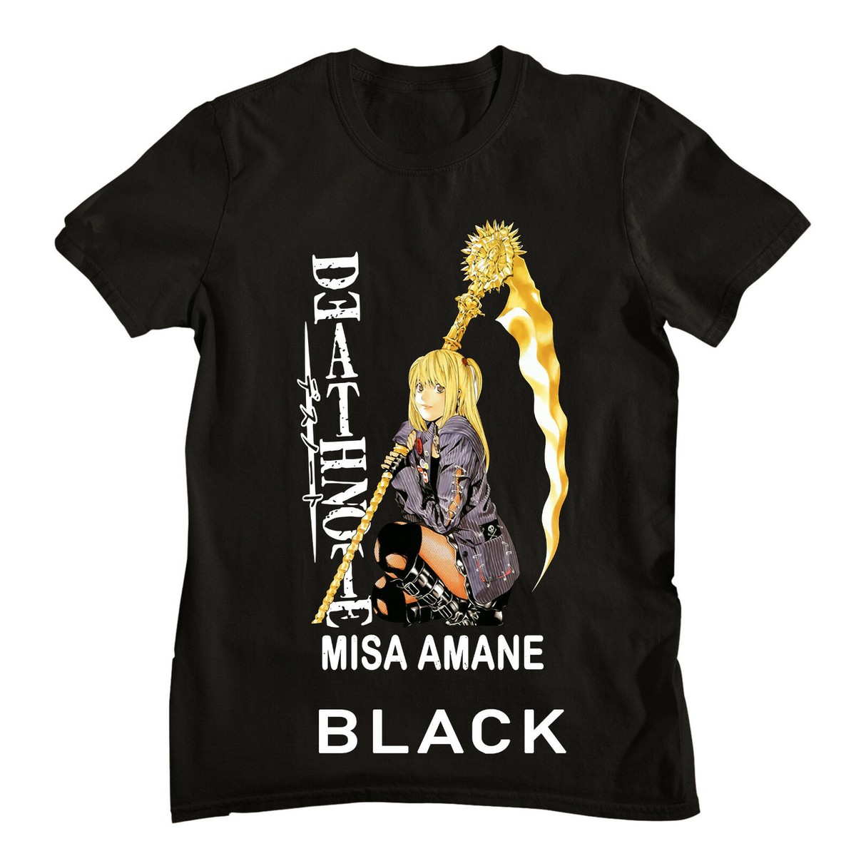 【Palace x Death Note】 T-Shirt Grey Marl - 25SS Misa Amane shirt Death Note L New shirt,2022 Graphic Anime