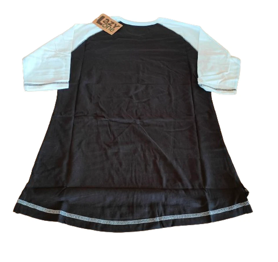 Lazyone Women Pyjama Tops PJ T-Shirts Nightshirt Sleepwear Elk Fair Isle D90 - Image 4 of 4