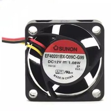 SUNON EF40201BX-Q09C-G99 DC12V 1.08W 40 40 20MM 3-Wire Silent Cooling Fan