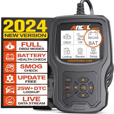 ANCEL AD530 OBD2 Diagnosegerät Universal Diagnosegerät Deutsch Motordiagnose