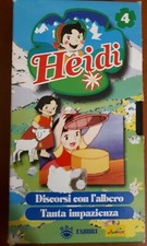 HEIDI - 4 DISCORSI CON L'ALBERO - TANTA IMPAZIENZA - VIDEOCASSETTA VHS FABBRI