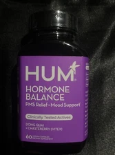 HUM Nutrition Hormone Balance for PMS Relief & Mood Support Vegan Capsules -60ct