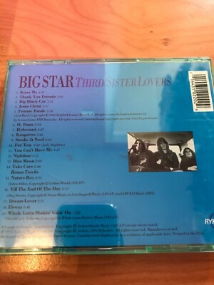BIG STAR THIRD / SISTER LOVERS CD | eBay