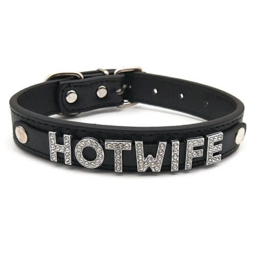 Maßgeschneiderter Name Halskette personalisierter Buchstabe Hotwife Halskette für Frauen Männer - Bild 1 von 7