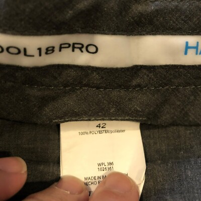Haggar Golf Shorts Men's Cool 18 Pro Khaki Sz 42 Comfort Waist | eBay