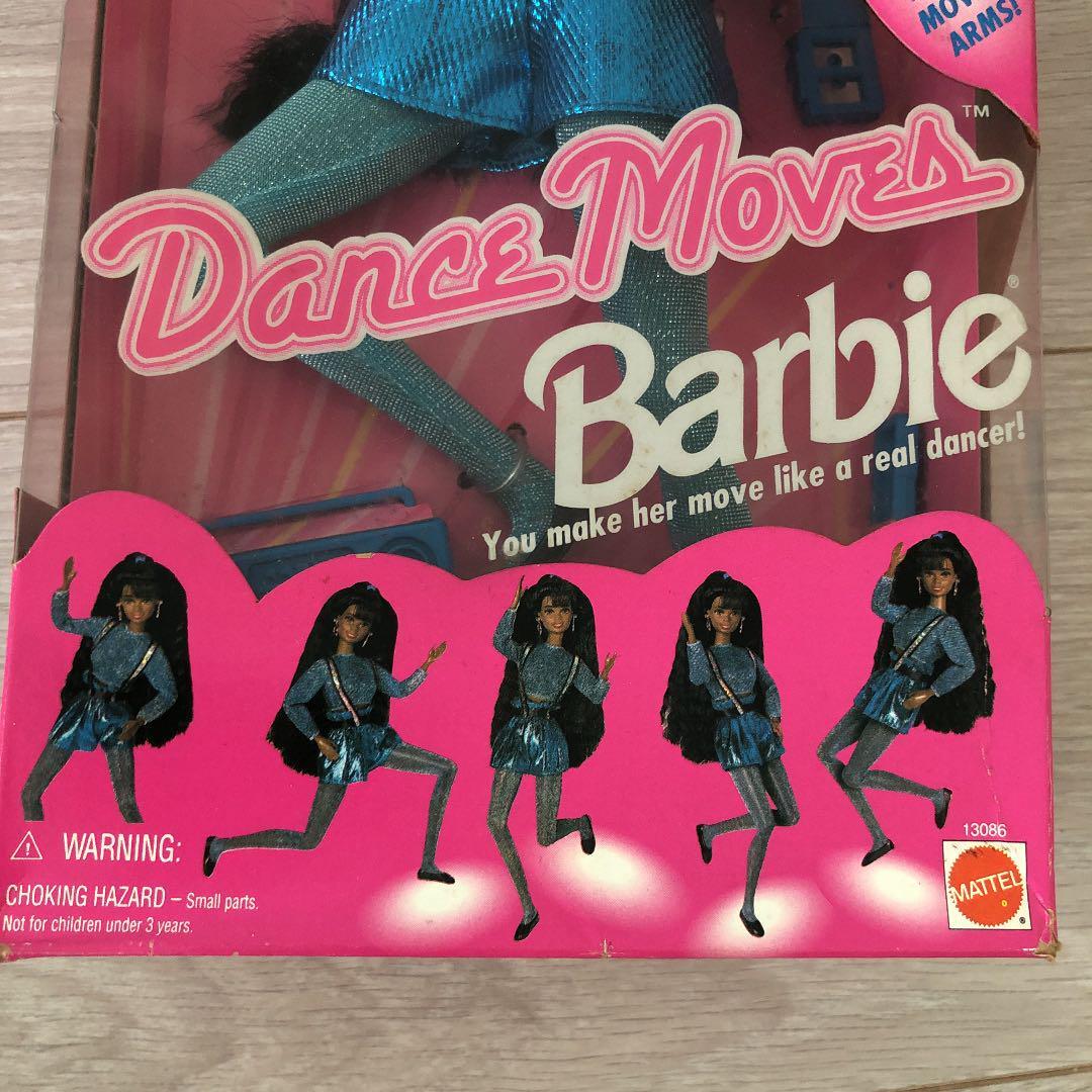 Figure Black Barbie doll dance moves 1994 unopened character goods