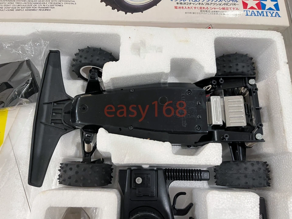 New TAMIYA 1/14 RC Manta Ray VINTAGE RARE 1992 QD Quick Drive Black Special - Image 3 of 4