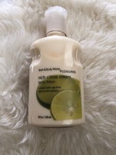 Bath Body Works RICH CITRUS CREAM Body Lotion Body Cream 8 fl oz PLEASURES