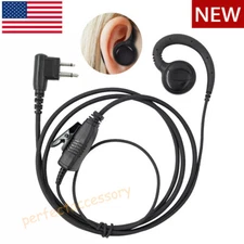 HKLN6423 PTT Mic Swivel Earpiece For Motorola CP200 CP100d CP150 CP185 Radio