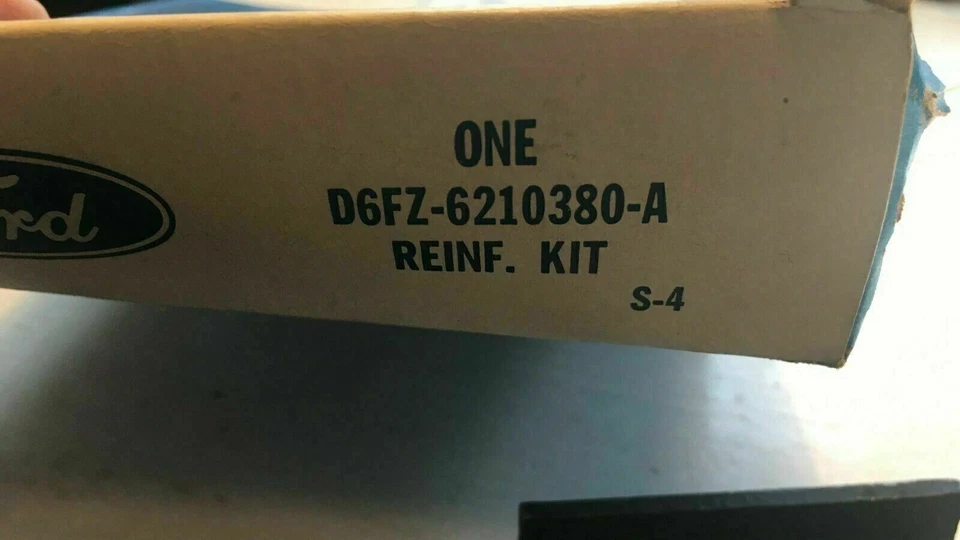 1976 - 1980 FORD PINTO MERCURY BOBCAT FRONT APRON REINFORCEMENT w Bolts - C17 - Image 2 of 2
