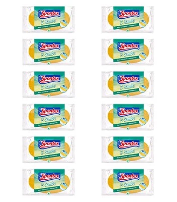 24 spugne SPONTEX SAMBA spugna biodegradabile super assorbente e maneggevole