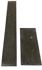 Combo Pack of Gaboon Ebony Guitar Fingerboard + Headplate Wood Blank
