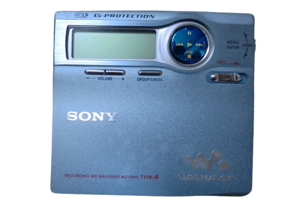 SONY MZ-R910 ポータブルMDプレーヤー SONY MZ-R910 Portable Mini Disc Recorder Blue Good GP | eBay