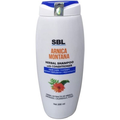 ARNICA MONTANA HERBAL SHAMPOO WITH CONDITIONER 200 ML SBL FOR HAIR GROWTH