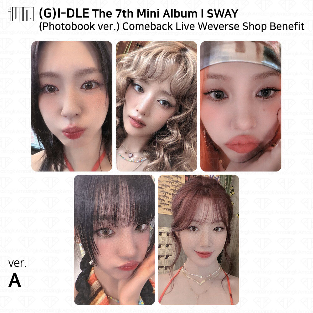 G)I-DLE G-IDLE I SWAY Weverse Shop Comeback Live Benefit Photocard