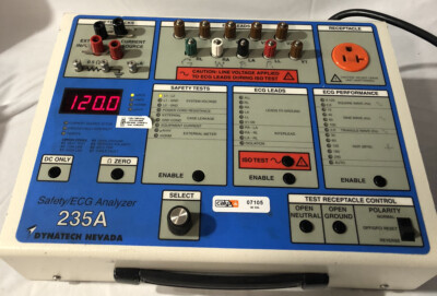 Fluke Dynatech Nevada DNI 235A Safety Analyzer, ECG Safety Analyzer,Excellent