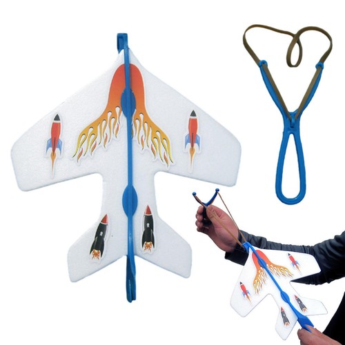 2X Airplane Toy Hand Launch Plane Glider Planes with LED Light for Outdoor Flyin - Picture 4 of 10