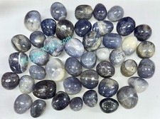 Wholesale Lot 2 Lbs Natural Iolite Tumble Healing Energy