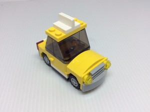 lego creator yellow car